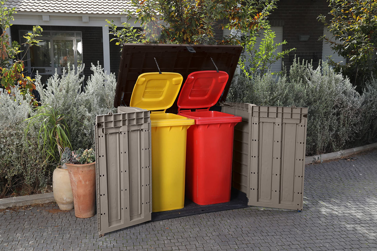 1200L Outdoor Garden Storage Shed with Lift-Up Lid & Double Doors – view 8
