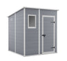 6 x 6ft Pent Garden Storage Shed with Floor, Window & Ventilation