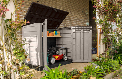 1200L Outdoor Garden Storage Shed with Lift-Up Lid & Double Doors – view 4