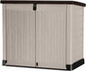 Keter Store-It-Out Pro Outdoor Garden Storage Shed – Beige with Brown Lid, 1200L Capacity